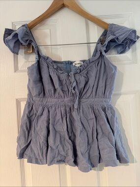 Smocked Ruffle Strap Camisole Top
